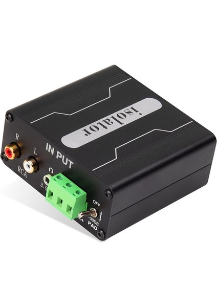 GX303 Çok Fişli Ses Izolatörü 3 5 Aux Rca Ses Sinyal Izolatör Gürültü Filtresi Çıkma Toprak Döngüsü Gürültü Izolatör (Yurt Dışından) fırsatları