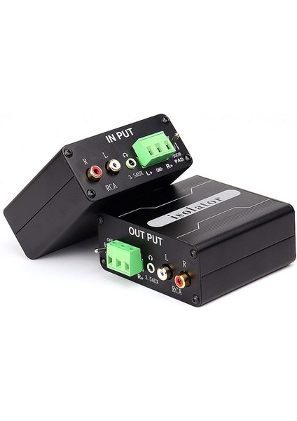 GX303 Çok Fişli Ses Izolatörü 3 5 Aux Rca Ses Sinyal Izolatör Gürültü Filtresi Çıkma Toprak Döngüsü Gürültü Izolatör (Yurt Dışından) indirimleri