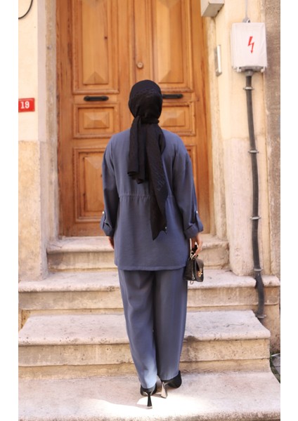 Çift Cepli Bağcıklı Modal Takım indirimleri