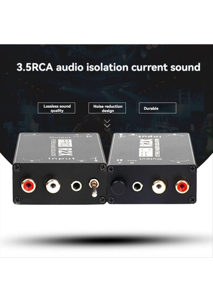 3 5mm+Rca Ses Izolatörü Ses Akımı Akustik Izolatör Ses Gürültü Eliminator Ortak Zemin Izolatör Otomobil (Yurt Dışından) fiyatları