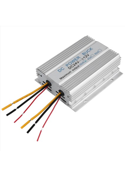 Dc-Dc Aşağı Down Voltaj Dönüştürücü Güç Kaynağı Buck Regülatörü 24V-12V 30A Volt Reducer Transformatör Araç Stereo Için (Yurt Dışından)
