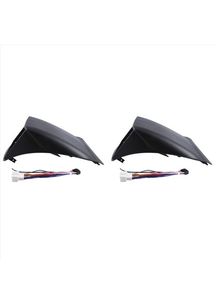 2x 9 Inç Araba Radyo Fasyası Mitsubishi Pajero Sport L200 Triton 2008-2016 Dash Frame 2 Dın Panel DVD (Yurt Dışından)