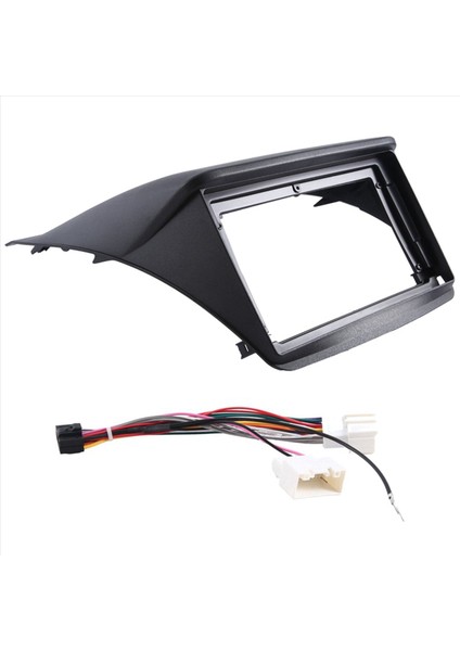 2x 9 Inç Araba Radyo Fasyası Mitsubishi Pajero Sport L200 Triton 2008-2016 Dash Frame 2 Dın Panel DVD (Yurt Dışından) fiyatları