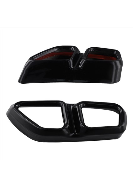 1 Çift Araba Kuyruğu Egzoz Borusu Çıkış Susturucu Boru Kapağı Bmw 5 Serisi Için Dekoratif Kuyruk Boğaz Çerçevesi G30 G38 2018 - 2022 (Yurt Dışından)