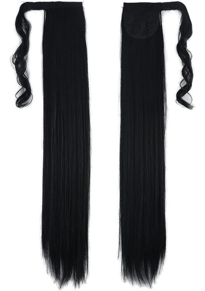 Bağlamalı Düz At Kuyruğu / Siyah modelleri