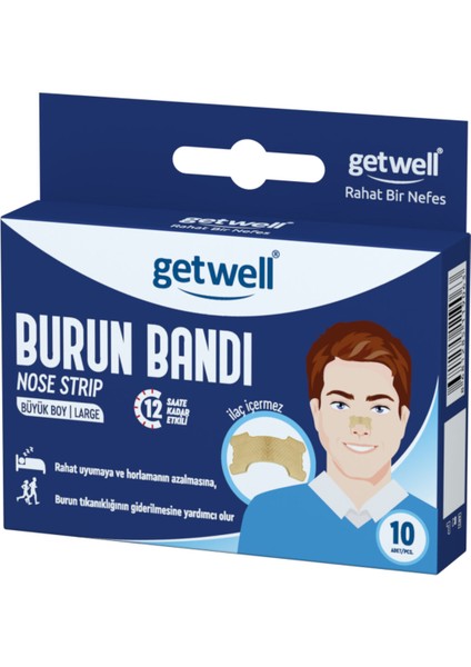 Burun Bandı Büyük Boy 10'lu 4 Adet