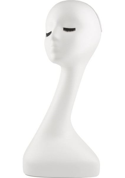 Peruk Mankeni / Beyaz / 50 cm