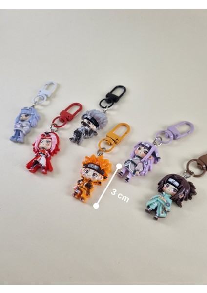 Naruto Anime Figürlü Anahtarlık Seti: 6 Farklı Karakter - Rotaly fiyatları