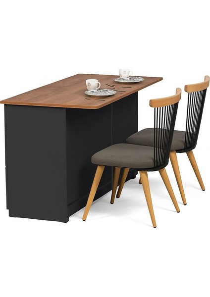 Dans Mutfak Adası 6 Çekmeceli Alt Modül 120 cm Tezgah Dahil fiyatları