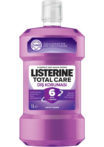 Lısterıne Total Care Ağız Bakım Suyu 1000ML 4 Adet