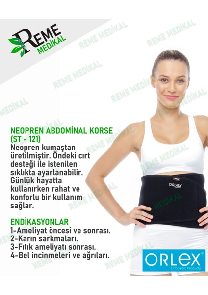 Konforlu Abdominal Karın Korsesi, Günlük Kullanım Için Uygun