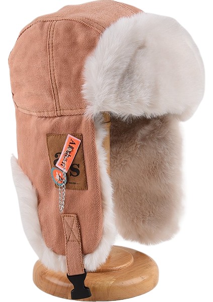 Kalınlaştırılmış Rüzgar Geçirmez Isıtmalı Kulak Koruyuculu Bisiklet Şapkası (Yurt Dışından)