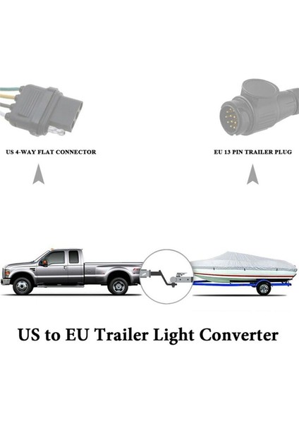Römork Konnektörü Abd 4-Pimli Düz Fişe Avrupa7 Pimli Konektör 4 Ila 7 Trailer Işık Dönüştürücü Devre Adaptörü (Yurt Dışından) modelleri