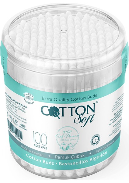 Pamuklu Çubuk 100'LÜ 4 Adet