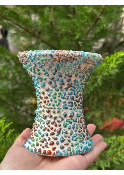 Sır Kaplı Estetik Özel Seramik Saksı