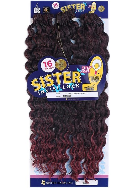 Afro Dalgası Saç/siyah Kızıl Ombreli 1b/bg modelleri