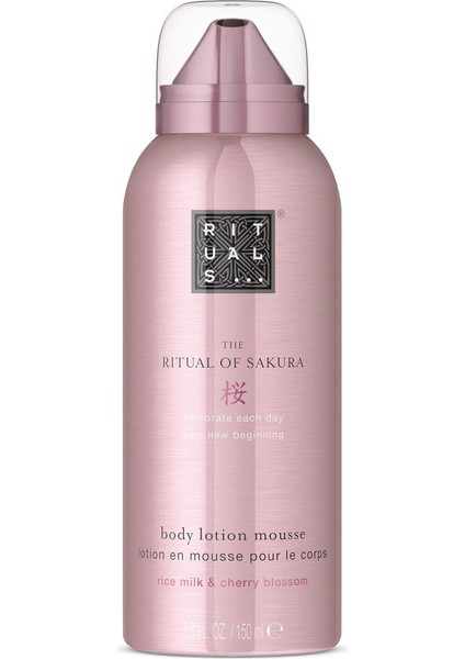 The Ritual Of Sakura 48 Saat Etkili Nemlendirici Köpüksü Vücut Kremi 220 ml