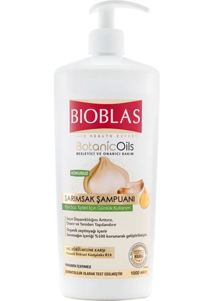 Sarımsaklı Şampuan 1l