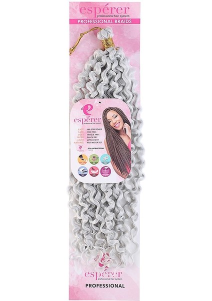 Afro Dalgası Saç / Açık Gri modelleri