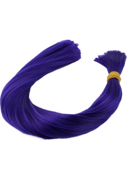 Mor Renkli Sentetik Boğum Saç / 1kg