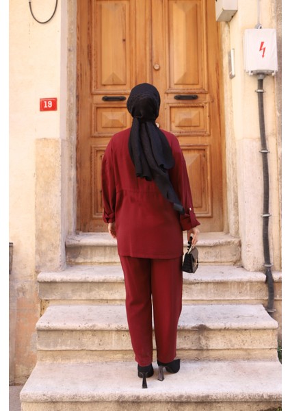 Çift Cepli Bağcıklı Modal Takım indirimleri