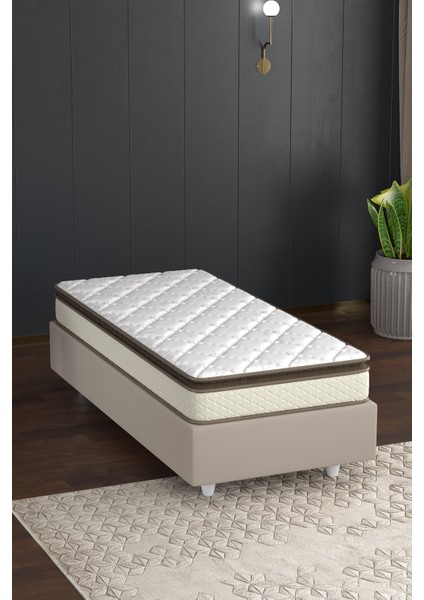 Sidney Premium Full Ortopedik Pedli Yatak 100X200 cm Örme Kumaşlı Yatak