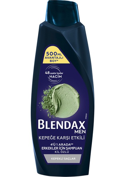 Erkek Kepeğe Karşı Etkili Şampuan 500 ml