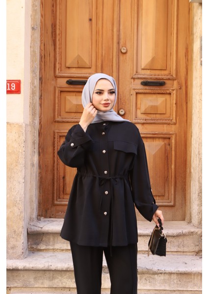 Çift Cepli Bağcıklı Modal Takım fırsatları