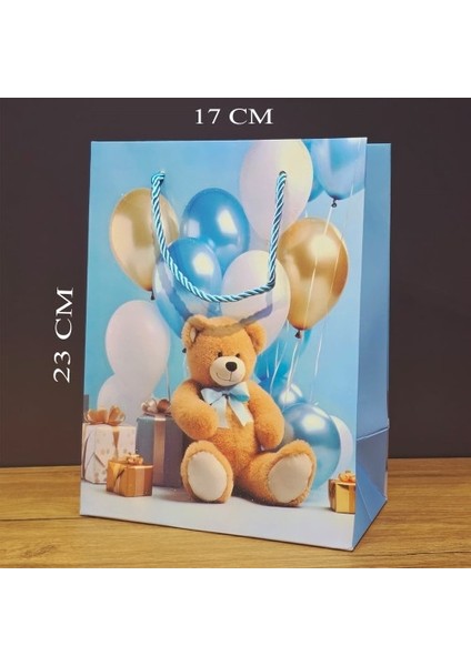 Küçük Boy Ayıcıklı Hediye Çantası