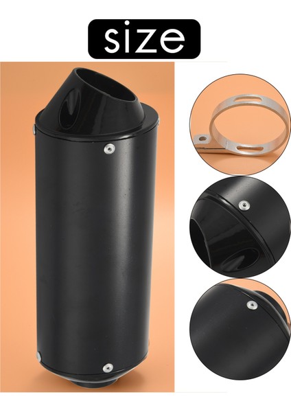 28MM Motosiklet Egzoz Susturucu Boru Kiti 50CC 110CC 125CC Için Kir Çukur Bisikleti Honda Black Için Atv (Yurt Dışından) indirimleri