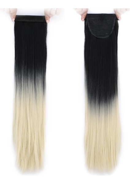 Fiber Sentetik Sihirli At Kuyruğu / Siyah / Platin Ombreli fırsatları