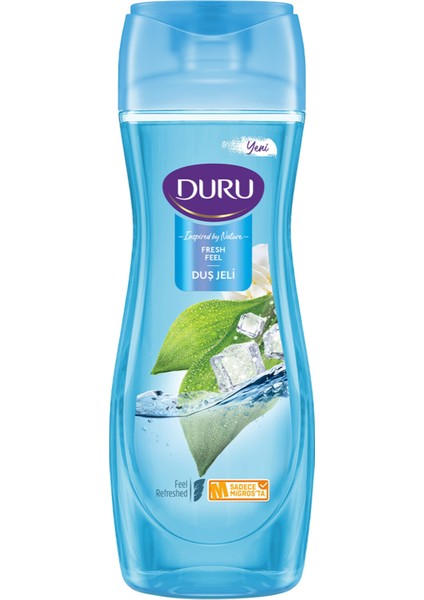 Inspired By Nature Fresh Feel Duş Jeli 440 ml 4 Adet