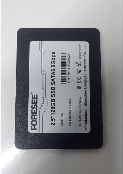 2.5 Inç 128GB SSD Sata6.0gbps modelleri