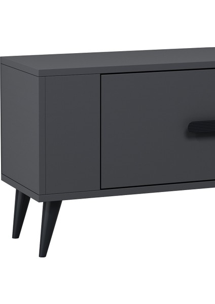 TV1336CT RETRO-128 Tv Sehpası Antrasit-Siyah