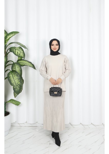 Simli Merserize Etekli Takım