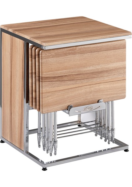 Ceviz Medusa Servis Sehpası