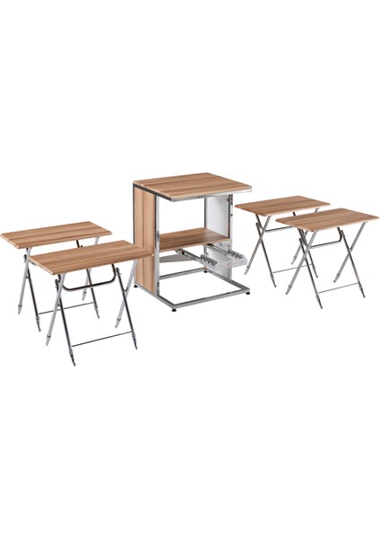 Ceviz Medusa Servis Sehpası fiyatları