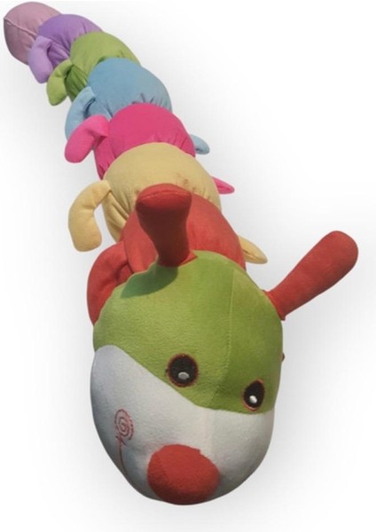 Renkli̇ Peluş Tirtil Yastik 100 cm Kali̇teli̇