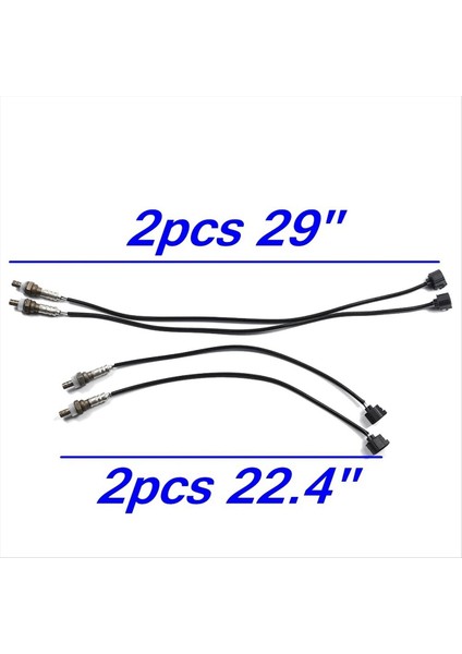 Chrysler Dodge Jeep Ram Için 4pcs Geniş Bant Oksijen Sensörü 56028994AA 56041698AA (Yurt Dışından) modelleri