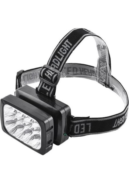 12 Ledli Güçlü Şarjlı Kafa Lambası -064 - Lisinya