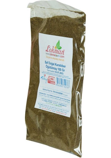 Karabiber Doğal Öğütülmüş Saf 100 gr Paket modelleri