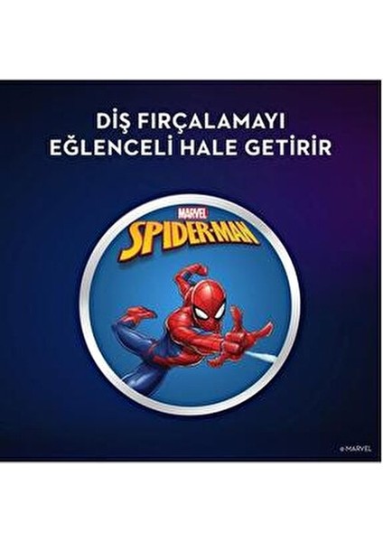Stages Spiderman Çocuklar İçin Diş Fırçası Yedek Başlığı 2'li Orta Sertlikte indirimleri