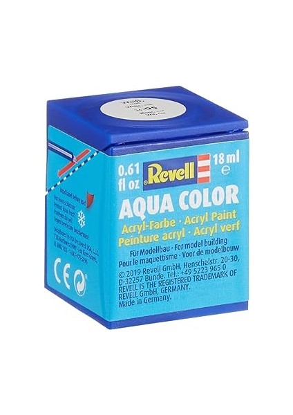 - Su Bazlı Maket Boyası Beyaz Mat 18 ml (36105) + 1 Revell Set