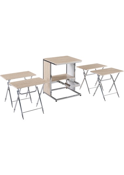 Traverten Medusa Servis Sehpası fiyatları