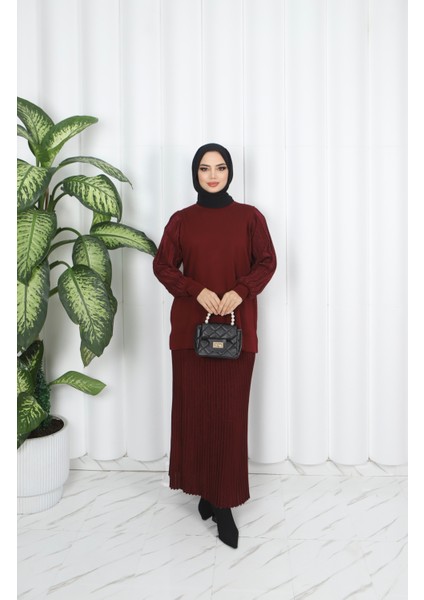 Simli Merserize Etekli Takım