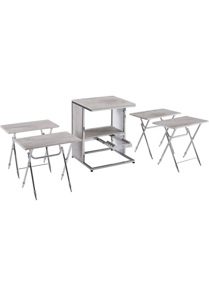 Gri Beton Medusa Servis Sehpası fiyatları