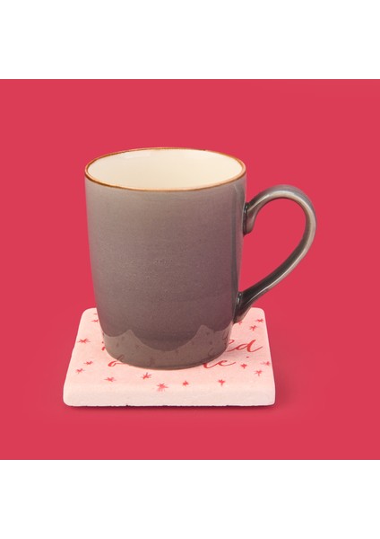 Kitchen Baby It's Cold Outside Taş Bardak Altlığı - Renkli - 10X10 cm modelleri