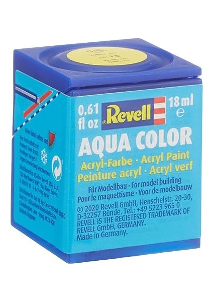 - Su Bazlı Maket Boyası Sarı Mat 18 ml (36115) + 6 Revell Set