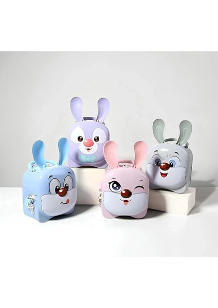 Metal Kilitli Sevimli Tavşan Kumbara ALK3592 ( Lisinya )