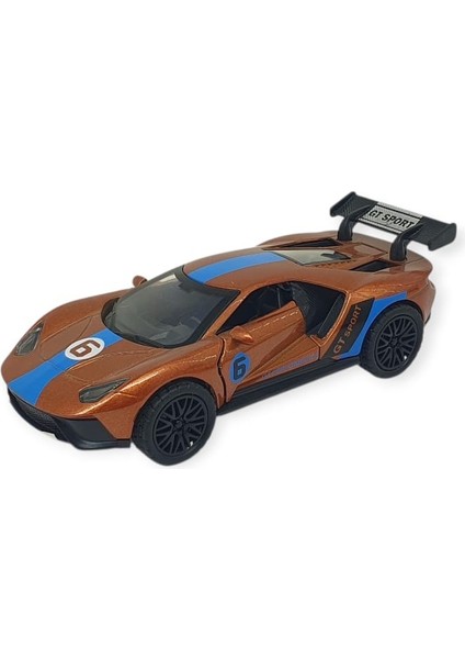 Çek Bırak Metal Arabalar 13 cm - Kahverengi (Lisinya)